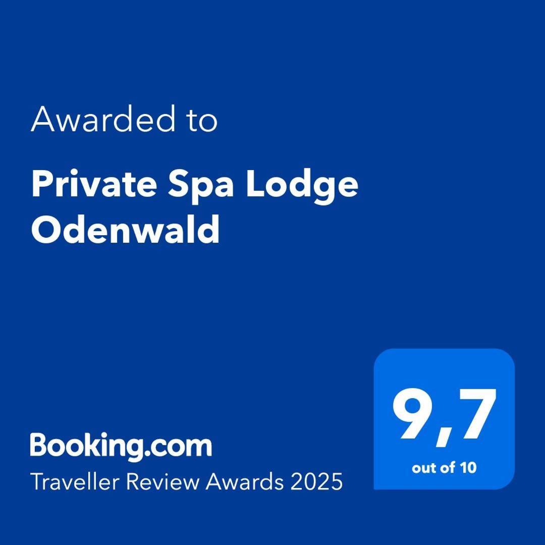 Private Spa Lodge Odenwald Lindenfels Exteriér fotografie